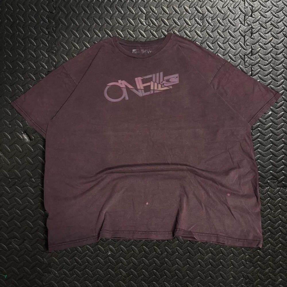 Vintage Y2K O'Neill Faded Brown Logo Tee